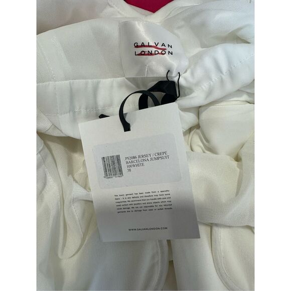 GALVAN Barcelona Sleeveless Flared Jumpsuit Size US6 $1895 - Picture 9 of 10
